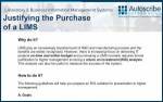 Justifying the Purchase of a LIMS