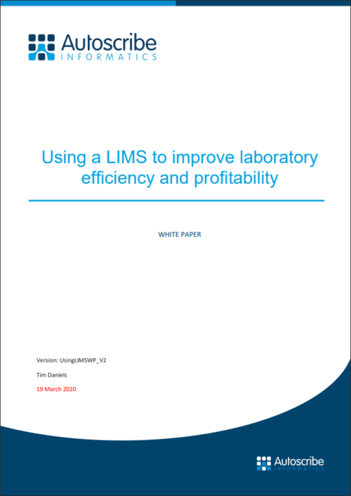 LIMS to Improve Laboratory Efficiency and Profitability