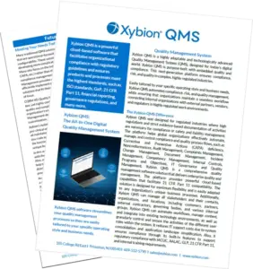 Xybion QMS