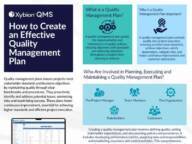 Effective Quality Management Plan