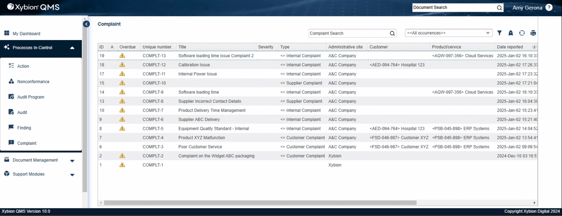 Complaint Management Complaint Management